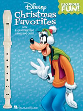 Disney Christmas Favorites Recorder Fun! Recorder Book with Easy Instructions and Fingering Chart cover